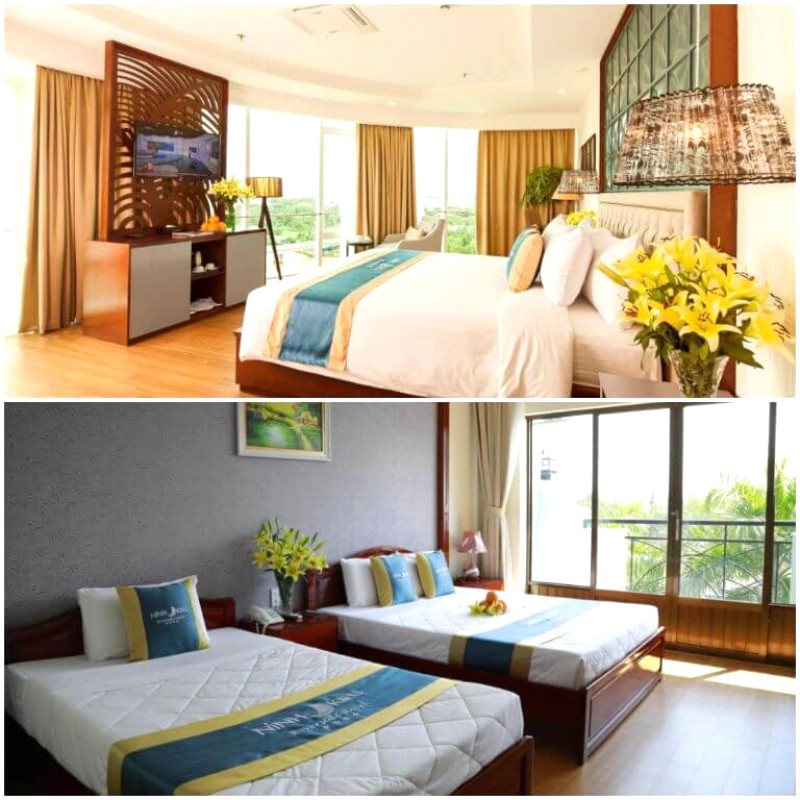 Phòng ốc sáng sủa, mới mẻ.